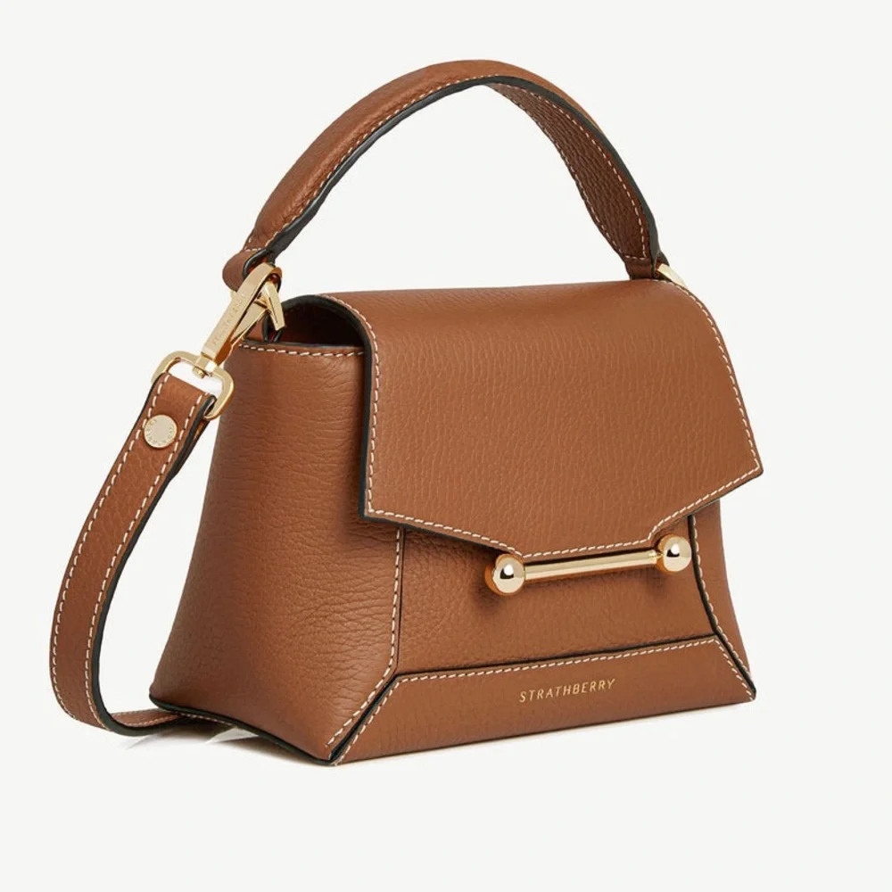 Strathberry Leather Mosaic Nano Bag - Picture 2 of 8